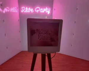 une photobooth pour une soirée d'entreprise