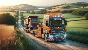 un camion de dépannage