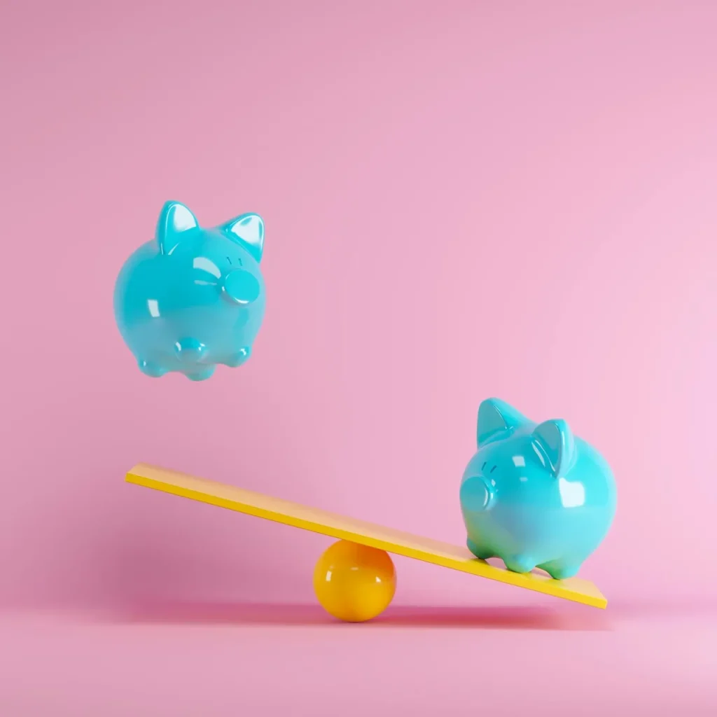 2 tirelires cochon