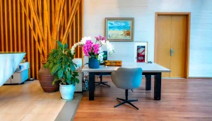 une belle réception d'entreprise