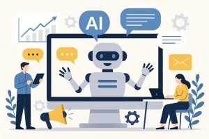 un bot dans un écran