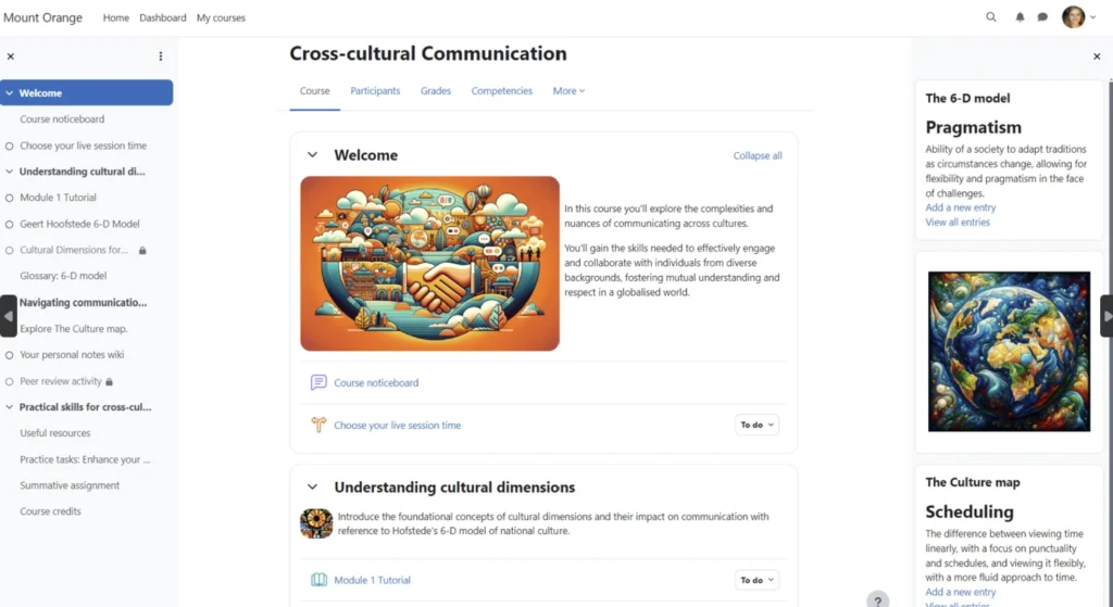 exemple de cours moodle