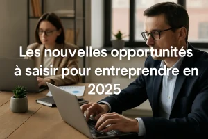 2 entrepreneurs devant leurs pc