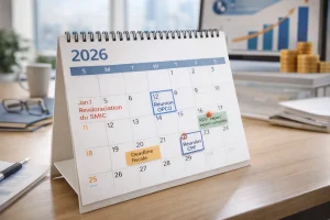 Planning 2026 avec des évènements