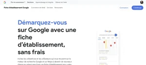 Site Google Etablissement