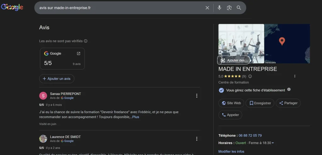 avis Google