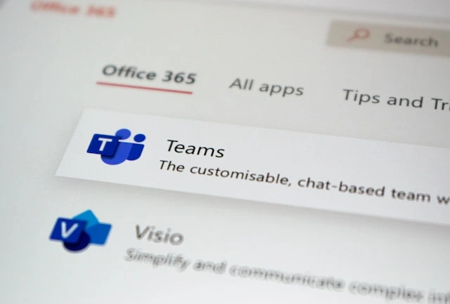 Office 365 et teams ouverts