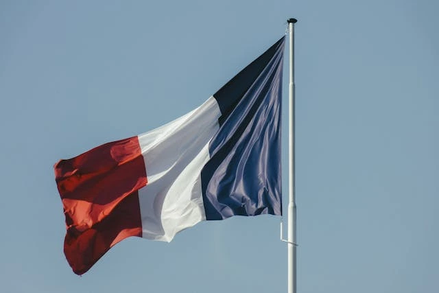 un drapeau Français