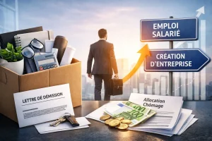 lettre-de-démission et des panneaux