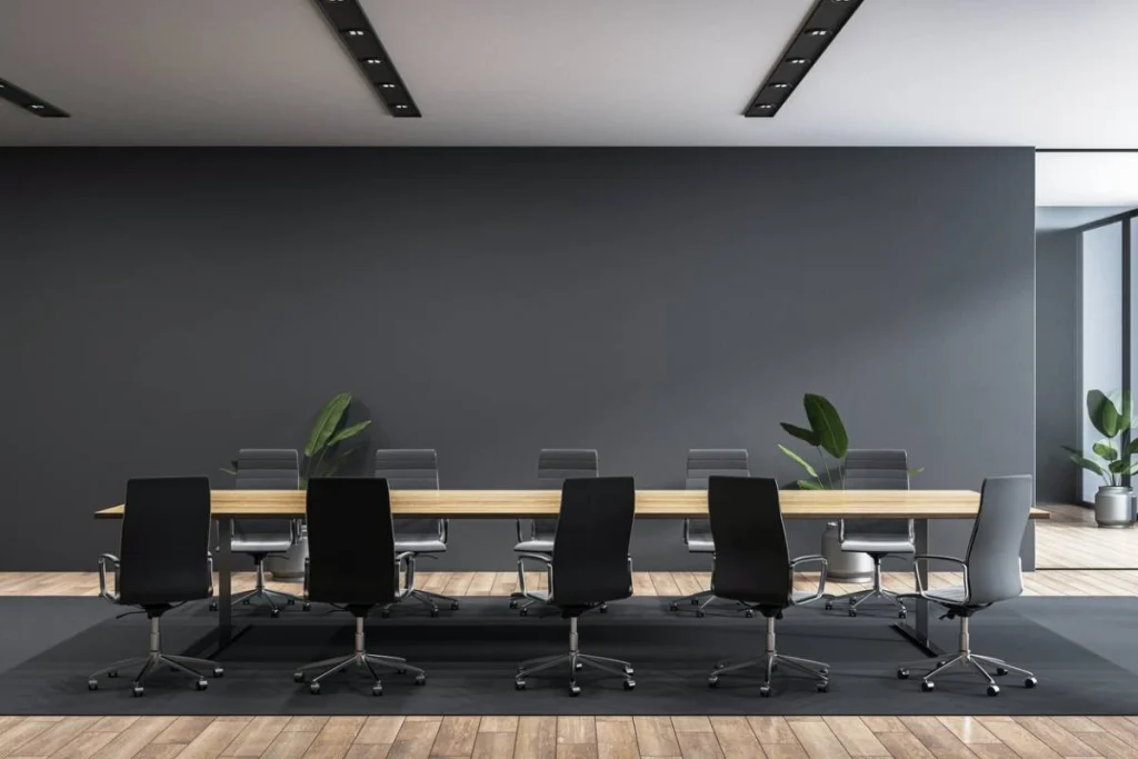 une belle salle de réunion vide