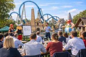 un séminaire d'entreprise au parc astérix