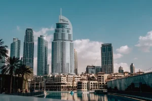une belle vue de dubai