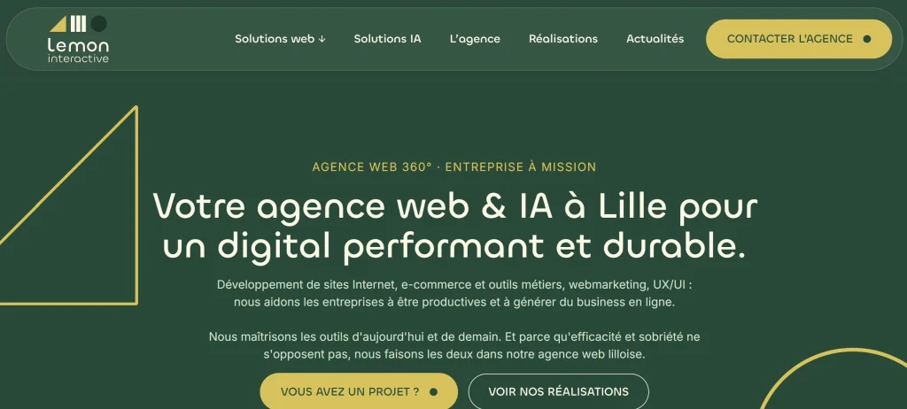 site de lemon interactive
